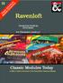 Ravenloft. Classic Modules Today. Conversion Guide by Chris Nolen. For Characters Levels 5-7
