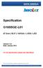 Specification G185BGE-L cm (18.5) / WXGA / LVDS / LED. Version: 0.0 Date: January For full specification please ask Data Modul