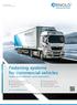 Fastening systems for commercial vehicles Faster, more efficient, more ergonomic.