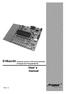 EVBavr04 evaluation board for AVR microcontrollers ATmega8 and ATmega48/88/168. User`s manual REV 1.0. Many ideas one solution