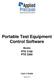 Portable Test Equipment Control Software