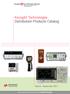 Keysight Technologies Distribution Products Catalog
