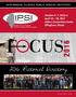 IPSI Pictorial Directory. October 2-7, 2016 or April 23 28, 2017 Kellers Convention Center Effingham, Illinois. w w w. i l p s i.