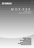 MDX-596. Minidisc Recorder Lecteur Enregistreur de Minidisc