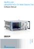 R&S FS-K83 cdma2000/1xev DV Mobil Stations Test Software Manual