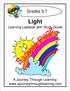 Grades 3-7. Light Learning Lapbook with Study Guide. Sample Page. A Journey Through Learning