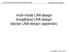 multi-mode LNA design broadband LNA design bipolar LNA design (appendix)