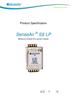 Product Specification. SenseAir S8 LP. Miniature infrared CO 2 sensor module. Document PSP 126. Rev 8. Page 1 (8)