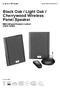 Black Oak / Light Oak / Cherrywood Wireless Panel Speaker