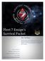 Fleet 7 Ensign s Survival Packet