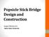 Popsicle Stick Bridge Design and Construction. Idaho State University