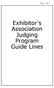 Exhibitor's Association Judging Program Guide Lines. May 2017