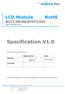 Specification V1.0. NLC128x064CHC13DL (Status: September 2009) Approval of Specification. Approved by. Admatec