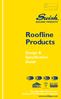 Roofline Products. Design & Specification Guide. The Specifier s Choice for Cellular PVC Roofline & Cladding.   BUILDING PRODUCTS