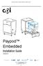 Paypod Embedded. Installation Guide G1. CPI Crane Payment Innovations Tel CranePI.com