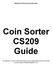 Coin Sorter CS209 Guide