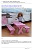 Doll X Picnic Table and Bench Set [1]