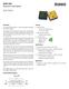 Data Sheet. ACMD-7409 Miniature PCS Band Duplexer. Features. Description. Specifications. Applications. Functional Block Diagram
