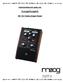 Understanding and using your. moogerfooger. MF-103 Twelve Stage Phaser. MOOG MUSIC, Inc. Asheville, NC USA