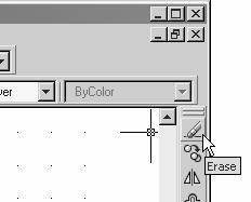 Geometric Construction Basics 1-13 Using the ERASER One of the advantages of using a CAD system is the ability to remove entities without leaving any marks.