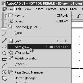 1-24 AutoCAD LT 2007 Tutorial 7. In the command prompt area, the message Specify Diameter of circle: <2.50> is displayed.