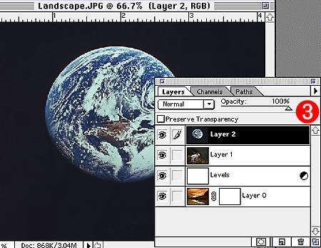 In the Layers Window, turn off the unused layer by Clicking on the Eye Icon next to that Layers Icon. 7.