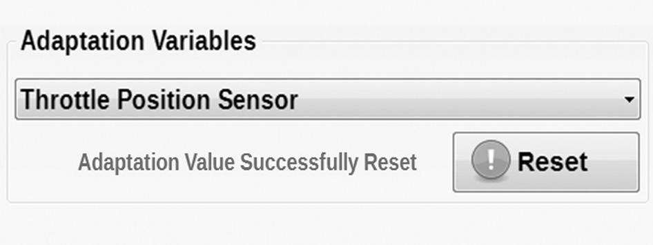 5.7 Screen special functions Click on "Reset" 5.