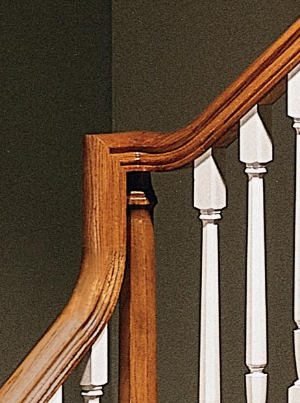 1 ¼ Baluster with ⅝ Pin Top 1 ¾ Baluster with ¾ Pin Top 1 ¼ Square Top Baluster 1 ¾ Square Top Baluster 1 ¼ or 1 ¾ Pin Top Balusters are installed into flat bottom (nonplowed) Handrails 1 ¼ or 1 ¾