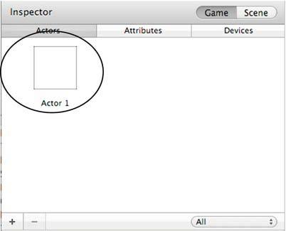 44 CHAPTER 2: The Pong Game Modifying Attributes To modify an actor, double-click the actor in the Actor window in the Scene Editor. This will open the actor prototype in the Actor Editor.