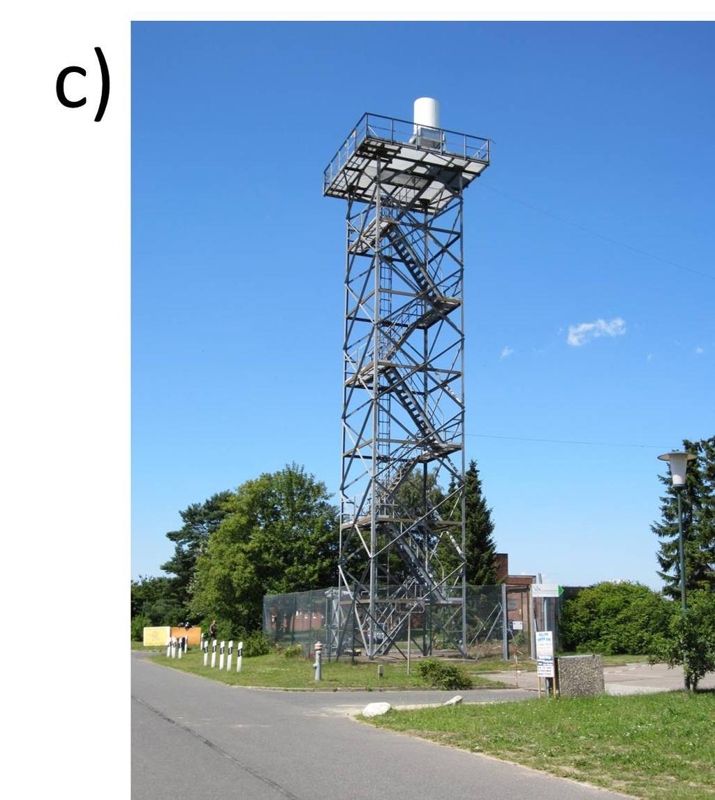 An additional X-band radar is set-up at the roof of the Meteorological Institute of the University of Hamburg since May 2013. The whole PATTERN catchment is covered by a C-band radar operated by DWD.