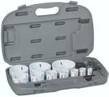 04-9115 Master Electrician's Kit (16 Pieces) This kit contains 11 electrical conduit entrance sizes from 1/2" to 4".