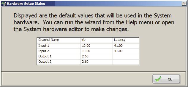 Select Manual Entry to enter the values in a table as shown in Figure 6 Select Default Values to recall default estimated values for that device Figure 6: Manual Entry Step C Displayed are the