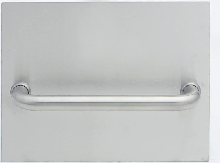 206/207 Series Push and Pull Plates Application The 206/207 Series Door Furniture are 2mm thick stainless steel plates with 10mm radius corners.
