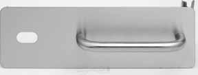 214/215 Series 10mm Radius Corner Push and Pull Plates The 214 Series Door Furniture is 300 x 100 x 2mm thick stainless steel or brass plates with 10mm radius corners.