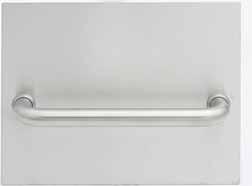 206/207 Series Push and Pull Plates The 206/207 Series Door Furniture are 2mm thick stainless steel plates with 10mm radius corners.