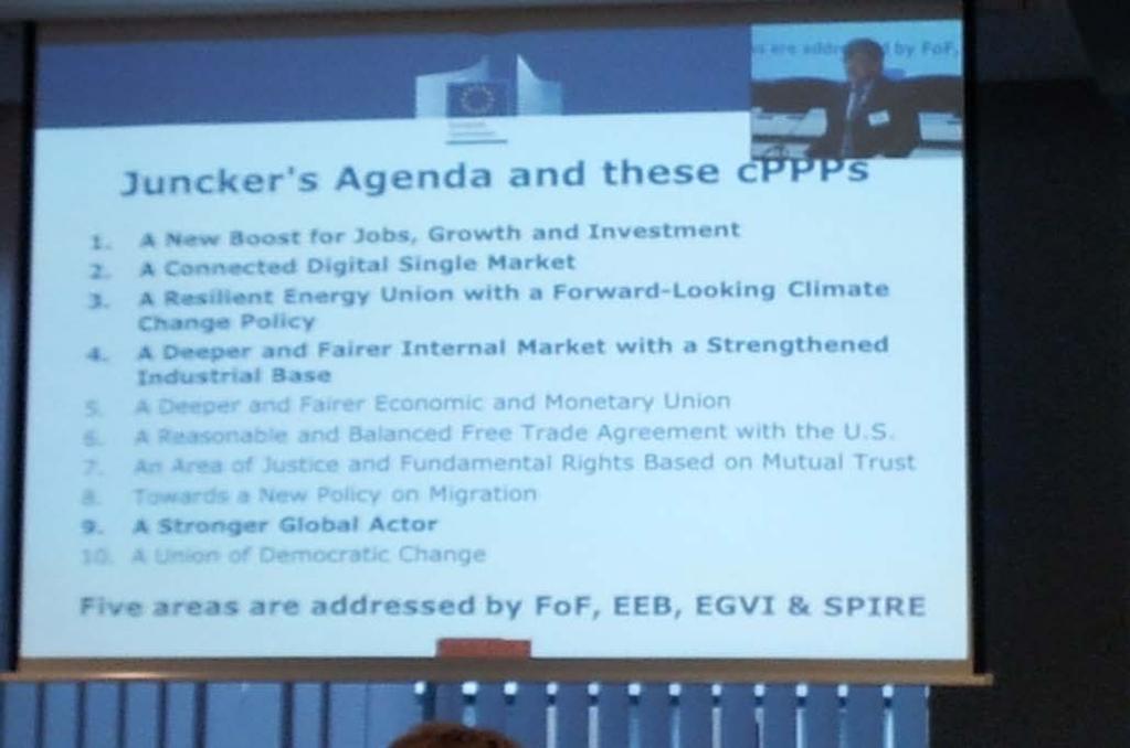 Junker s agenda for the PPPs New boost for jobs growth and investment A connected digital single market A resiliant energy union