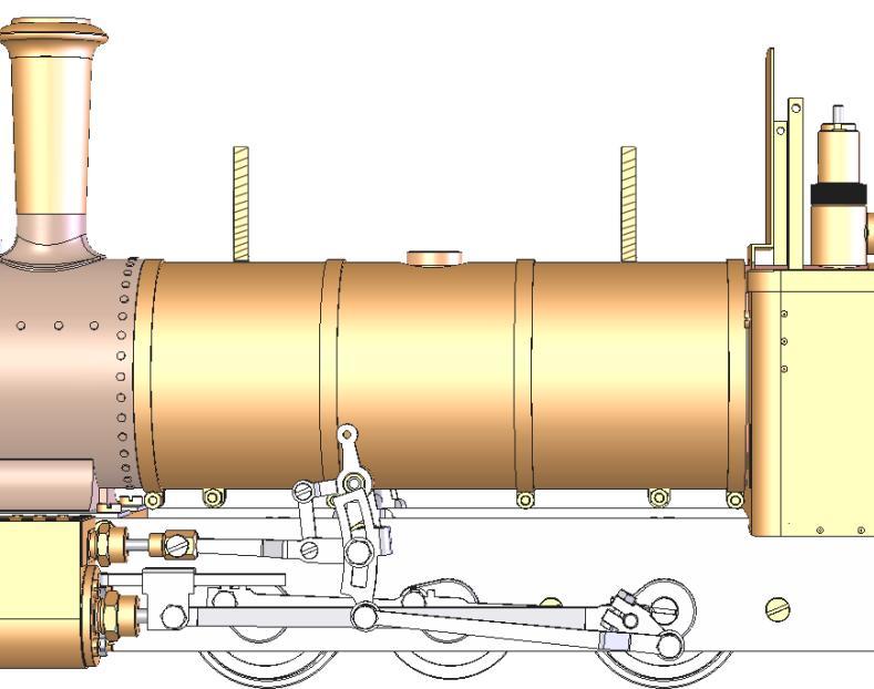 BOILER BANDS AND PIPEWORK The four Boiler Bands can be fitted to the boiler using the M2 Long Steel Screws & Nuts.