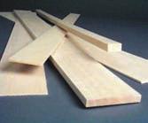 Bass wood allows for intricate designs because it is strong enough to hold its shape. Use for architectural or engineering models. Easy to cut and shape with both hand or machine tools. Glues well.
