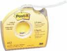 OFFI CE SUPPLI ES Post-It Labeling and Cover-up Tape Ideal for making changes on printed documents Removes easily without damage so the original document can be reused Repositionable white tape can