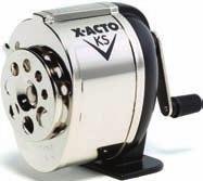 X-Acto The Quiet Sharpener Patented system from the market leader Target is to be quiet enough not to disturb a conversation on the phone SmartStop -