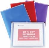 Rugged spiral plastic binding lies flat when open. Each pocket holds 25 sheets, 200 sheets total. Assorted colors: red, blue, green and purple. No color choice.