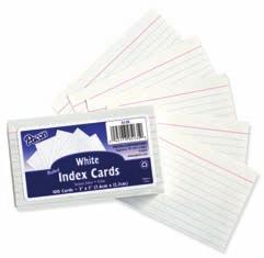69 Oxford Extreme Index Cards They re bright, they re bold, they re EXTREME! Eight different colors in each pack. Two wild colors on each card.