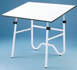 DRAFTI NG TABLES The Workmaster The angle of this 4-post table s work surface can be adjusted easily from front or rear.
