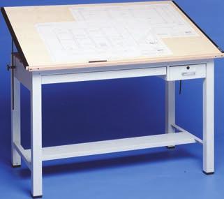 Titan II Solid Oak Drafting Tables Attractive, functional and durable, the 4-post Titan II drafting tables are designed for larger top sizes and constructed from the finest quality solid red oak