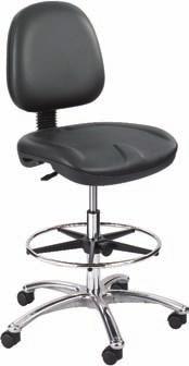 19 t Zippi Plastic Extended-Height Chair Add a little zip to every workday! Time sure flies when comfort and working needs can be met!