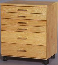 All units are fitted with brass architectural drawer pulls, heavy duty black two wheel casters and finished with multiple coats of hard, furniture grade lacquer.