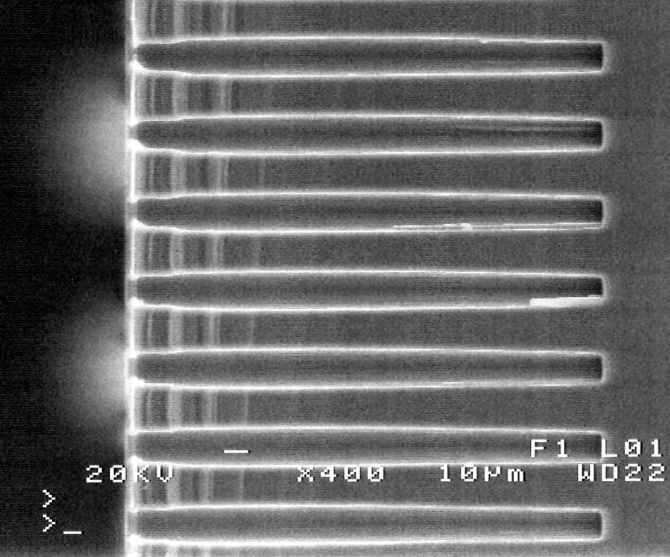 3-D detector diameter 15 µm Mask: Glasgow CNM