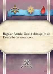 Disabled Action An Action Card with at least 1 Wound token cannot be used. Only an Action Card with no Wound tokens may be used to perform an Action.