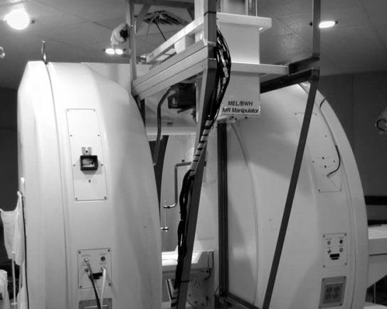 This system [19] is designed to operate in an open-magnet MRI system and uses a common control architecture developed jointly by Massachusetts Institute of Technology (MIT), Cambridge, MA, Brigham