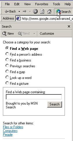 Iată în continuare câteva adrese ale celor mai puternice motoare de căutare: www.google.com, www.yahoo.com, www.altavista.com, www.excite.com, www.lycos.